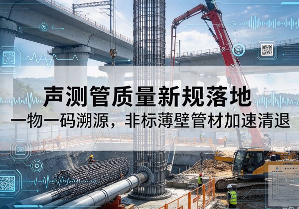 安新声测管质量新规落地，一物一码溯源，非标薄壁管材加速清退