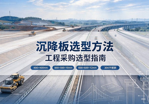 安新沉降板选择方法
